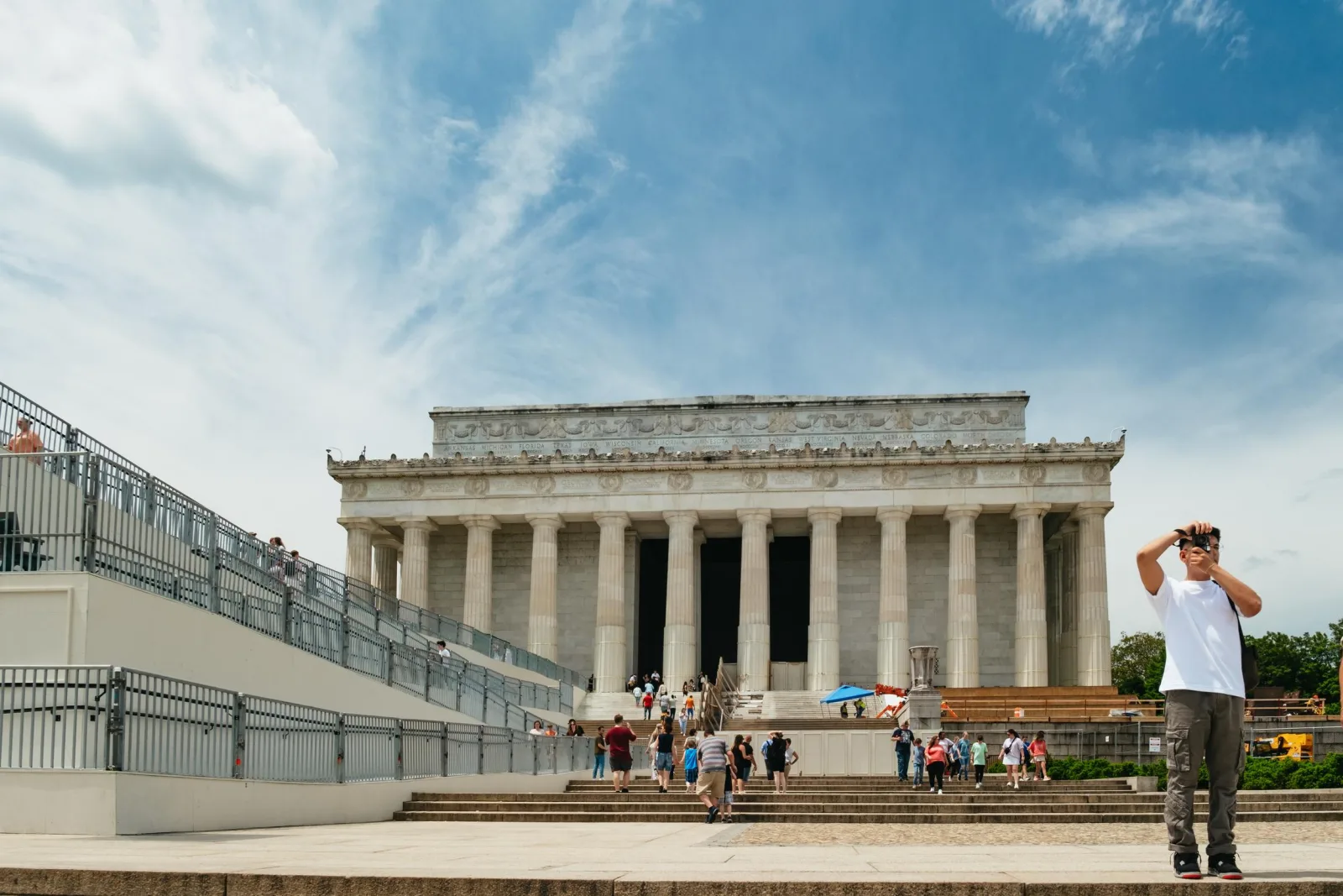 The Lincoln Memorial from the plaza